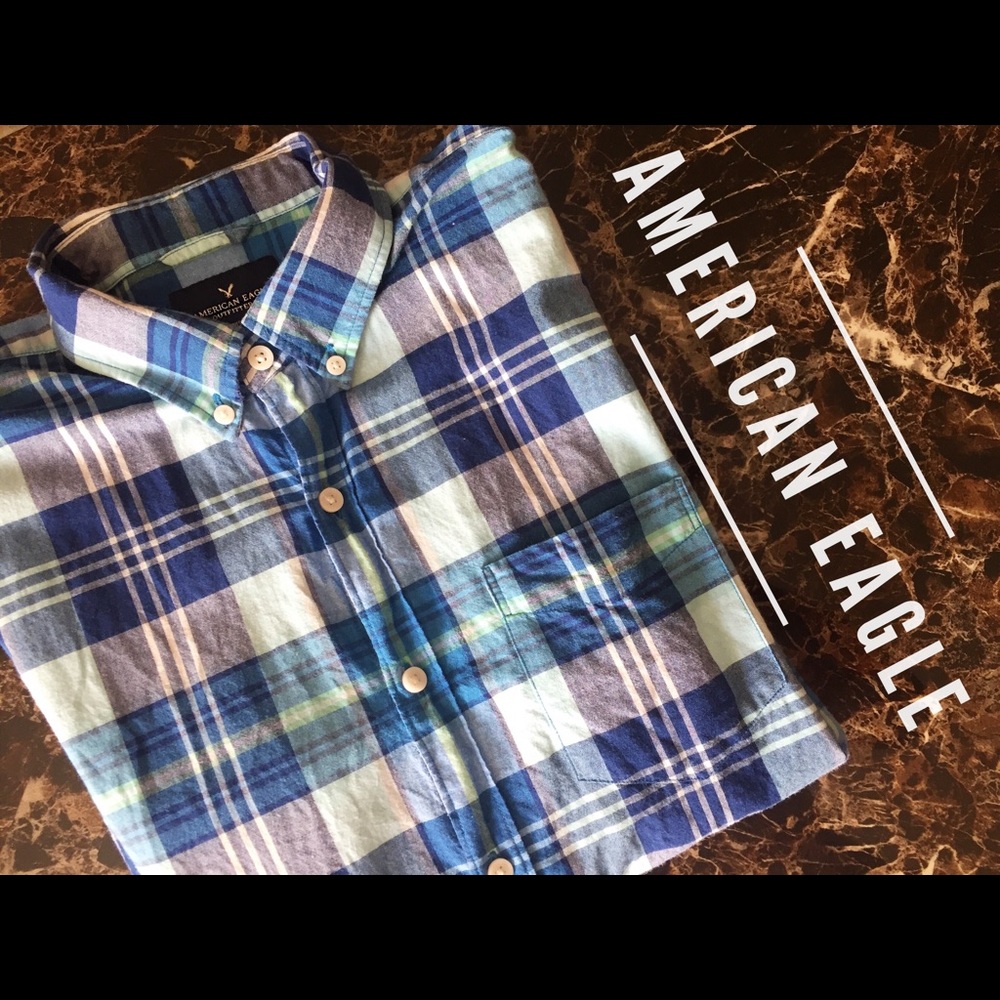 American Eagle | Short Sleeve Button Down